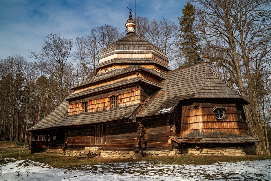 Ulucz - zabytkowa cerkiew na podkarpaciu