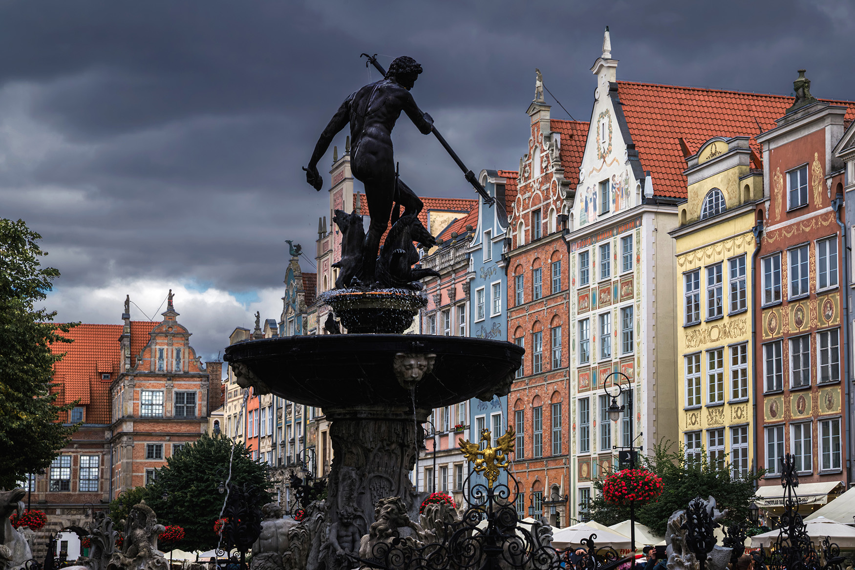 Gdańsk pomnik Posejdona