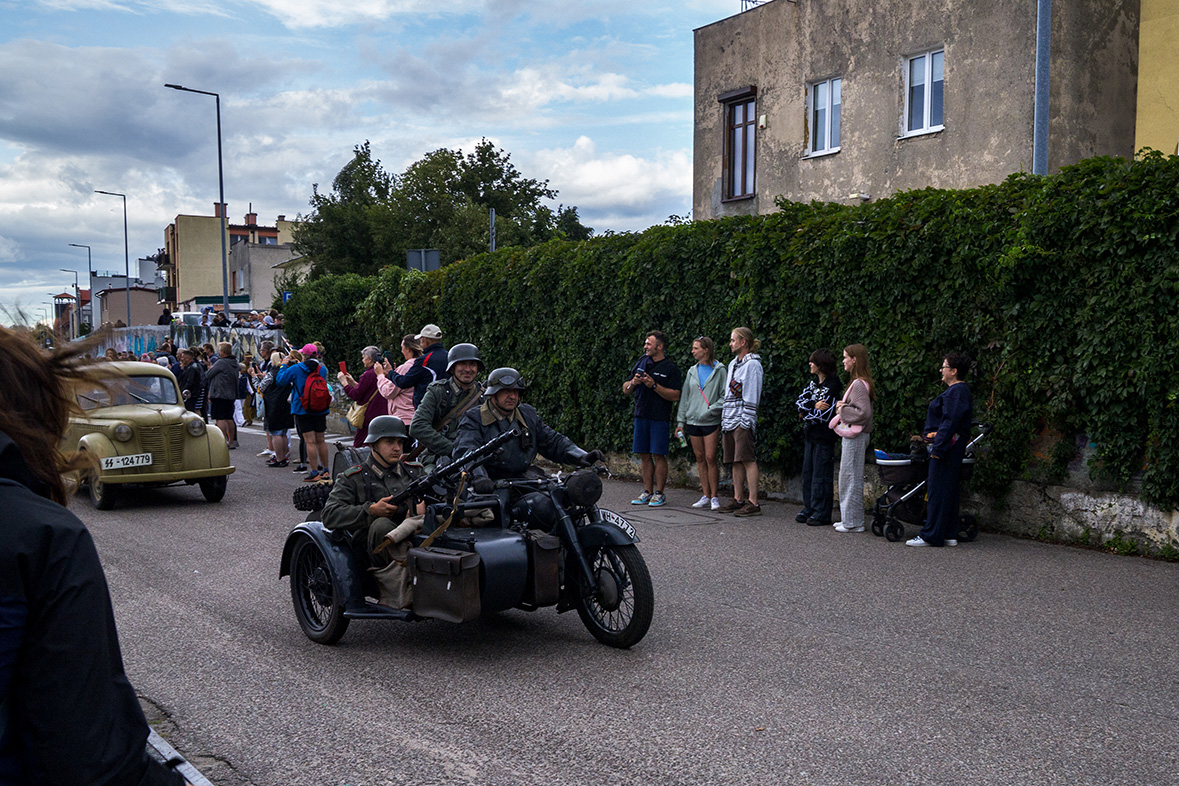 parada zabytkowych pojazdów na Helu 08.2025