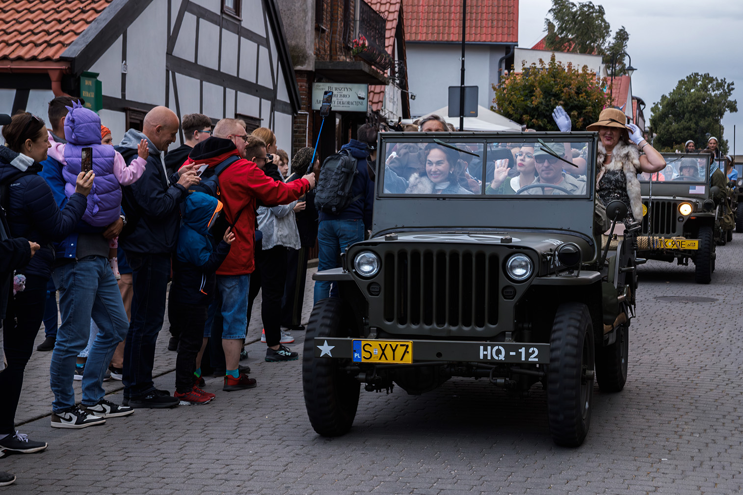 parada zabytkowych pojazdów na Helu 08.2025