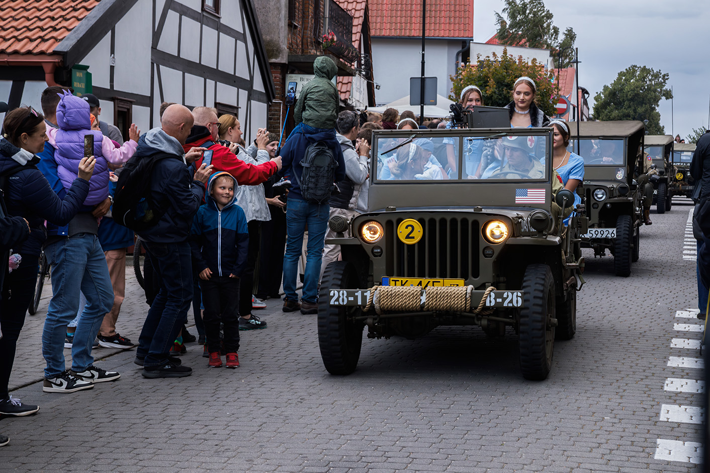 parada zabytkowych pojazdów na Helu 08.2025