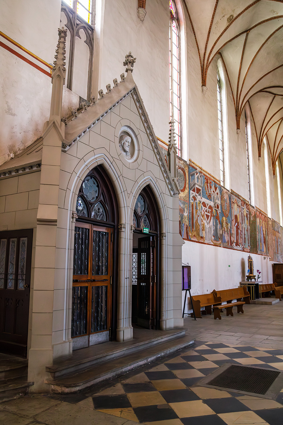 wnętrze Konkatedry św. Jana Ewangelisty w Kwidzynie